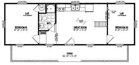 14x40 mobile home floor plans | Loft