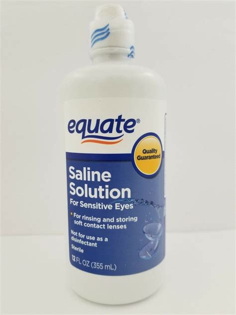 Equate Saline Solution For Sensitive Eyes Sterile 12oz - Top Shelf OTC