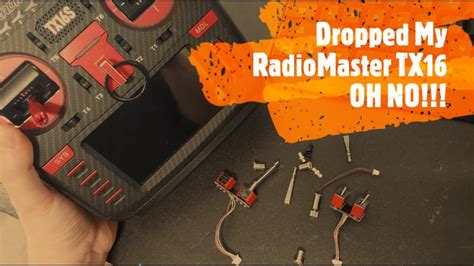 Radiomaster TX16 - Switch Replacement / Repair - EdgeTX Radio - YouTube