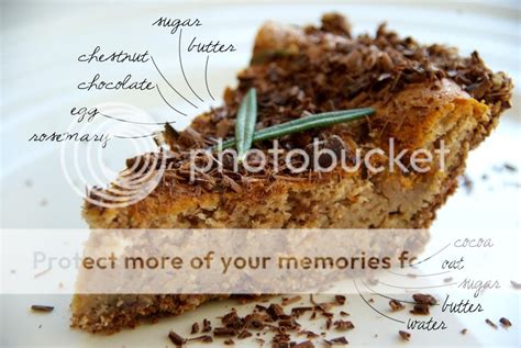 Happy Belly: Chestnut Pie with Chocolate and Rosemary