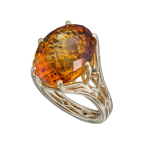 Yellow Gold, Citrine Ring – Christopher Duquet Fine Jewelry