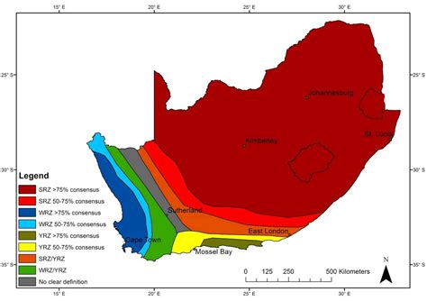 Scientists split on South Africa's winter and summer rainfall zones