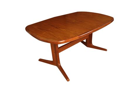 Mid Century Modern Expandable Teak Dining Table - Mary Kay's Furniture