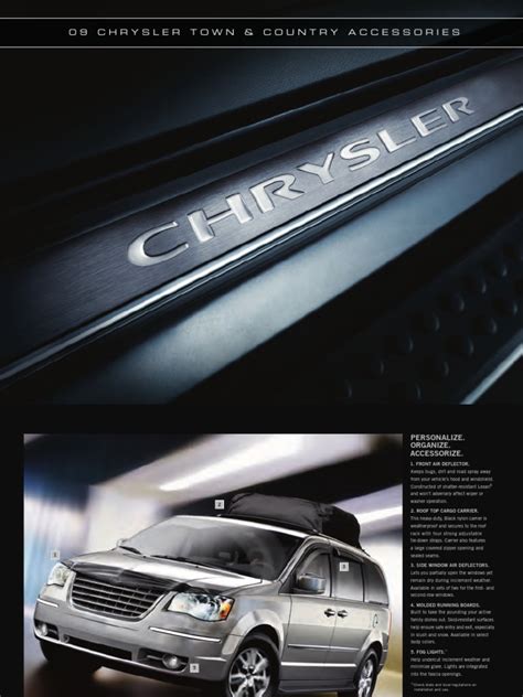 2009 Chrysler Town & Country Accessories | Chrysler | Trailer (Vehicle)