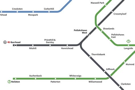 Angus Doyle Design: Glasgow Transport Map