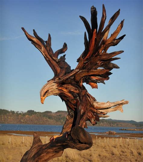 These gorgeous sculptures started as driftwood on a beach | Cottage Life