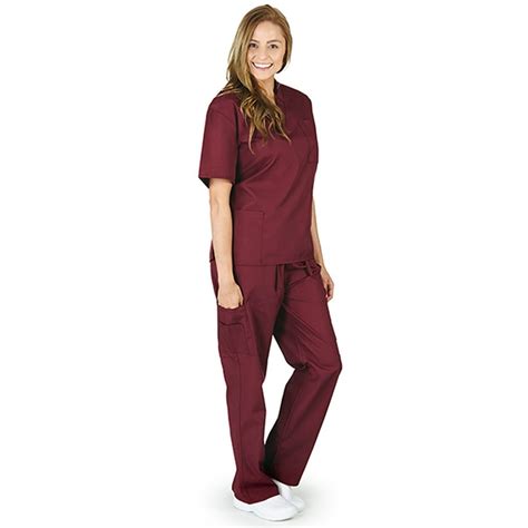 Natural Workwear - Natural Workwear Uniform - Unisex - Premium Medical Nurse Scrubs Set 38747-X ...