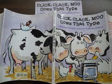 Click, Clack, Moo: Cows That Type *1st, Caldecott Honor by Cronin ...