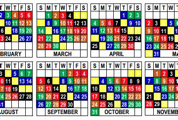 22+ Nalc Color Calendar 2022