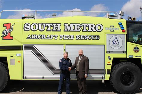 South Metro Fire Rescue, ACPAA Dedicate New ARFF Trucks