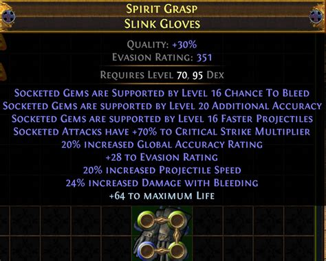 [DSC] I made some gloves... any build recommendations? : r/pathofexile