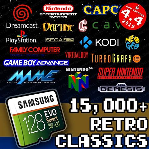 Amazon.com: RetroPie 128GB SD Card for Raspberry Pi - Games Collection ...