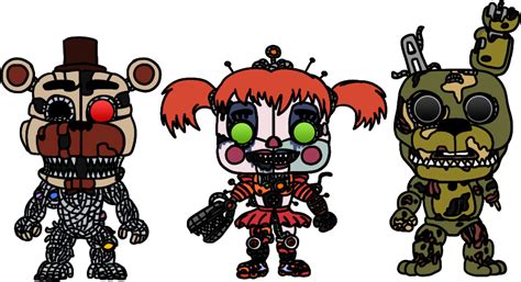 I made some FNaF 6 Pops! : r/fivenightsatfreddys