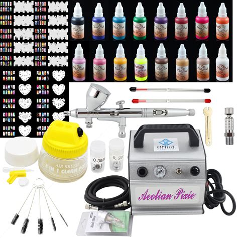 Ophir® 0.2/0.3/0.5mm Airbrush Kit for Nail Art Airbrushing | Nail health, Nail art, Nail polish