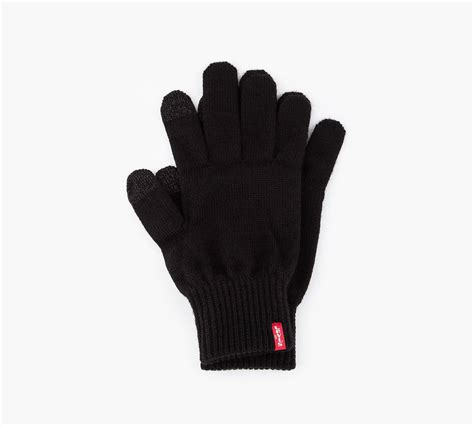Touch Screen Gloves - Black | Levi's® CZ