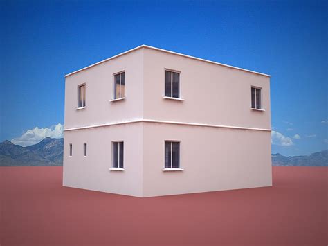 Free Cubic Architecture 3d Model