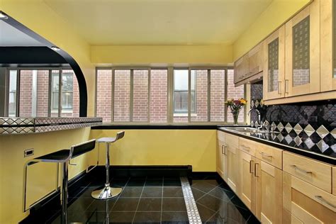 Art Deco Kitchen with Flush by Home Stratosphere | Zillow Digs | Zillow