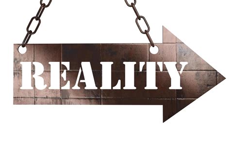 reality word on metal pointer 6381650 Stock Photo at Vecteezy