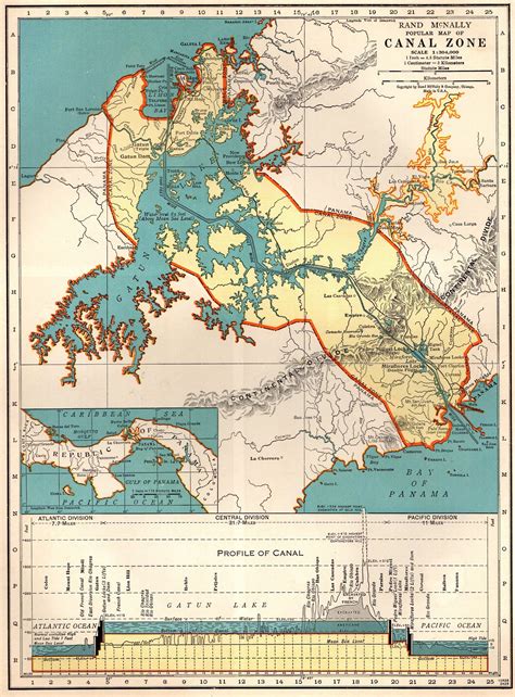 Map Of The Panama Canal - Maps For You