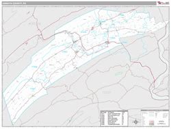 Juniata County, PA Map (Premium Style)