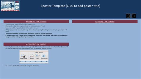 Better Posters: What is the “ePoster” format?