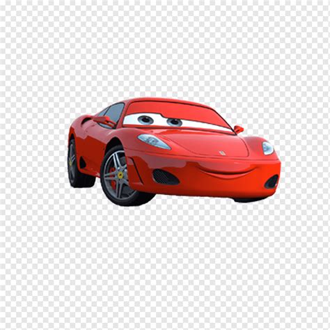 Cars Ferrari F430 Michael Schumacher Ferrari, Big red sports car cartoon man, cartoon Character ...