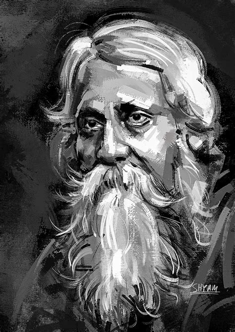 Shyam Kumar Prasad: Rabindranath Tagore Portrait