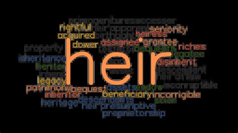 HEIR: Synonyms and Related Words. What is Another Word for HEIR? - GrammarTOP.com