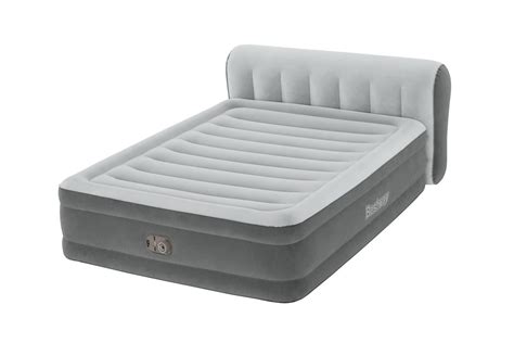 Bestway Headboard 18" Queen Air Mattress with Built-in Pump - Walmart.com