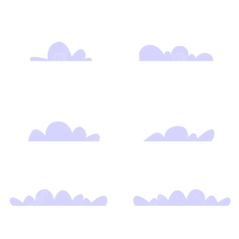 Flat Clouds Vector, Flat Clouds, Clouds, Clouds Vector PNG and Vector ...