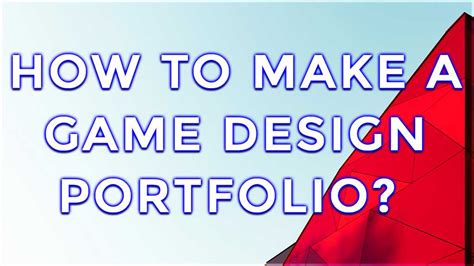 How To Make A Game Design Portfolio? Examples & Website! 2022 - Gameplay Developer