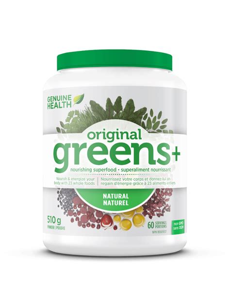 Supplements & Vitamins - Genuine Health - Greens+ Original, 510g