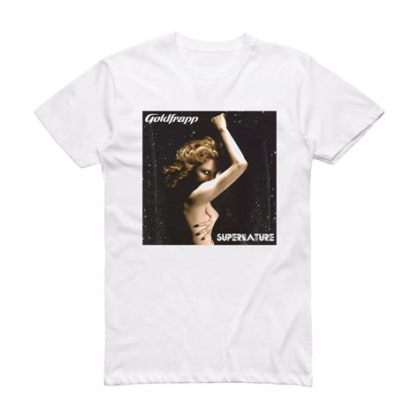 Goldfrapp Supernature Album Cover T-Shirt White – ALBUM COVER T-SHIRTS