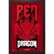 Dungeons & Dragons Dragon Battle Vintage Framed Art Print
