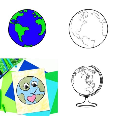 Earth Drawing Ideas