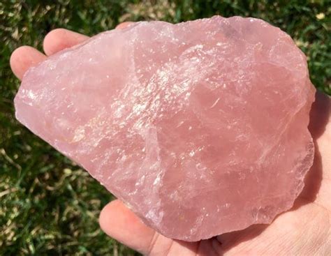 raw rose quartz crystal rose quartz stone raw quartz