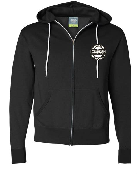 Checkered Full-ZIp Hoodie | Longhorn Chassis Merchandise