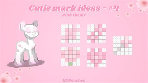 5 Pink lovecore themed cutie marks! #4 | Pony Town - YouTube