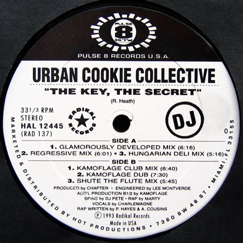 Urban Cookie Collective - The Key, The Secret (1993, Vinyl) | Discogs