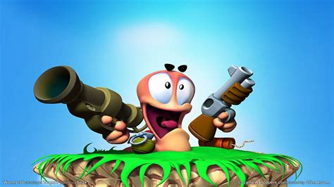 Worms Sega Blue Game Wallpapers | HD Wallpapers | ID #1634