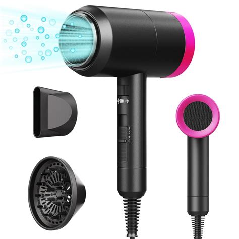 Vinsic Professional Blow Dryer 1600 Watt Full Size Ionic Hair Dryer ...