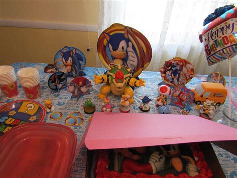 We had a Sonic and Mario themed party : r/SonicTheHedgehog