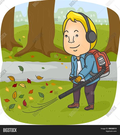 Leaf Blower Clipart