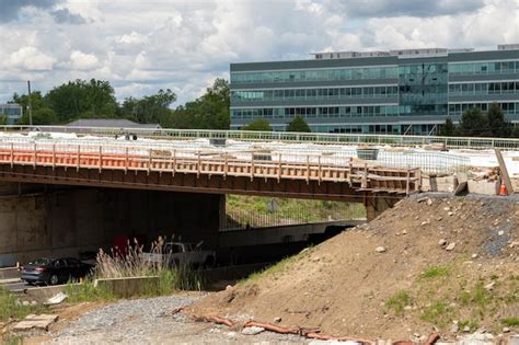 Premium Photo | Construction of a new road bridge