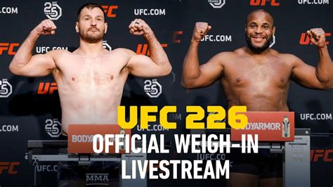 UFC 226 Official Weigh-ins (Complete) - MMA Fighting - YouTube