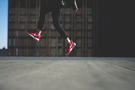 Free photo: footwear, jump, legs, nike, person, shoes, sneakers | Hippopx