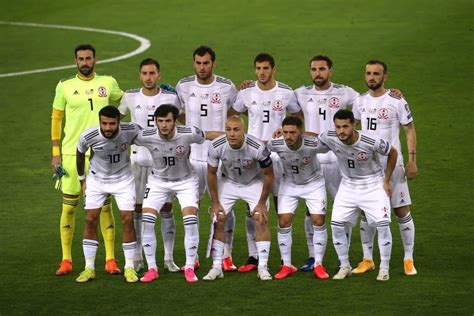 Georgian national team in historic football match - JAMnews