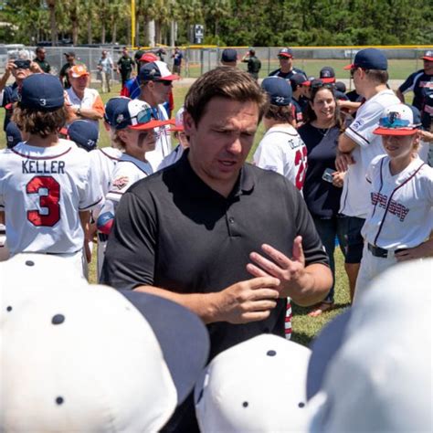 Gallery: Governor Ron DeSantis Visits Little League Baseball Tournament ...