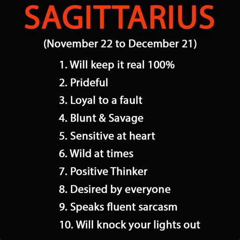 Sagittarius Traits And Personality