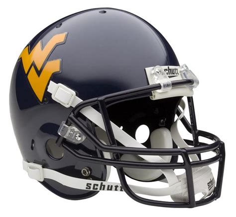 NEW WEST VIRGINIA MOUNTAINEERS SCHUTT FOOTBALL HELMET | eBay